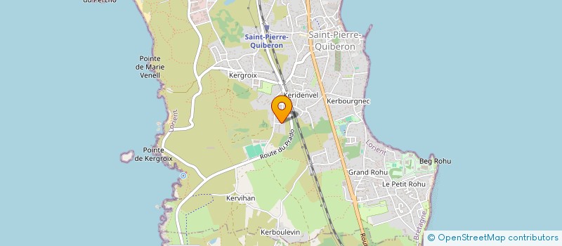 localisation de l'entreprise MADAME CHANTAL LE MOIGNO  SAINT-PIERRE-QUIBERON