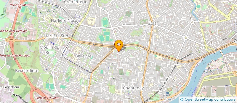 localisation de l'entreprise MADAME CHANTAL LE MONIES DE SAGAZAN à NANTES