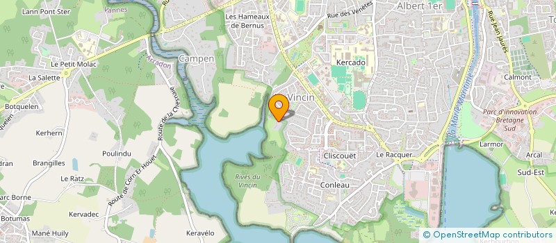 localisation de l'entreprise MADAME CHANTAL LE NY à VANNES