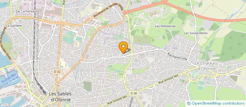 localisation de l'entreprise MADAME CHANTAL LE PRE à LES SABLES D'OLONNE