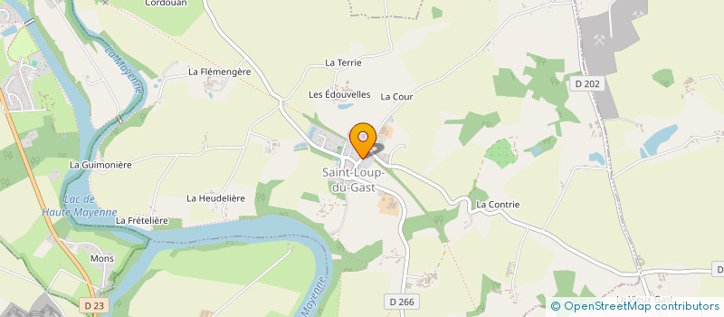 localisation de l'entreprise MADAME CHANTAL LE RAI à SAINT-LOUP-DU-GAST