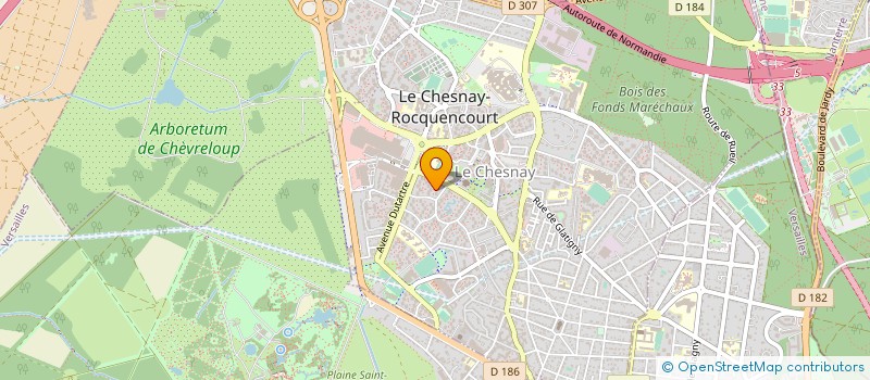 localisation de l'entreprise MADAME CHANTAL LE SUEUR DE GIVRY à LE CHESNAY-ROCQUENCOURT