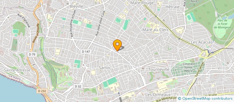 localisation de l'entreprise MADAME CHANTAL LEBAILLIF à LE HAVRE