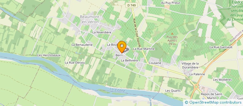 localisation de l'entreprise MADAME CHANTAL LEBLANC à BEAUMONT-EN-VERON