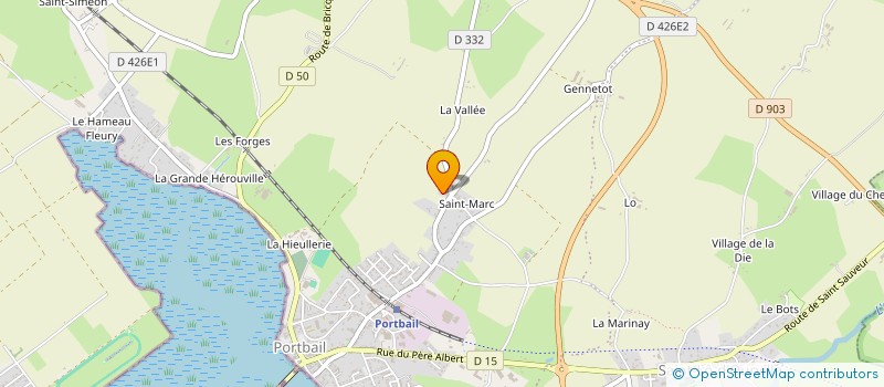 localisation de l'entreprise MADAME CHANTAL LEBRANCHU  PORT-BAIL-SUR-MER