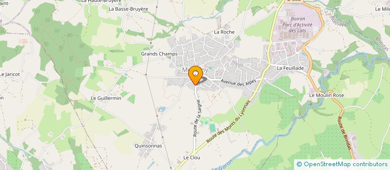 localisation de l'entreprise MADAME CHANTAL LECLERC à MESSIMY