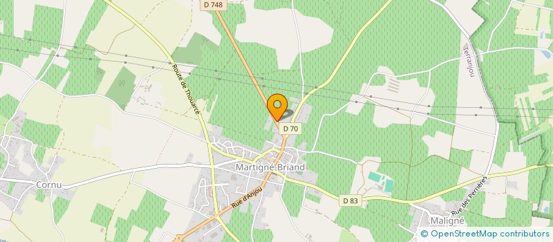 localisation de l'entreprise MADAME CHANTAL LEFEVRE  TERRANJOU