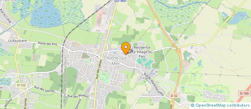 localisation de l'entreprise MADAME CHANTAL LEFORT à LES SABLES D'OLONNE