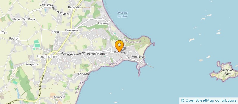 localisation de l'entreprise MADAME CHANTAL LEFRANCOIS  PLOUBAZLANEC