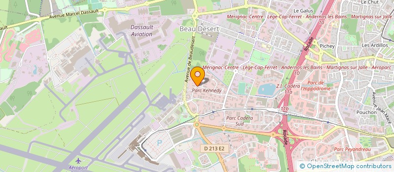 localisation de l'entreprise MADAME CHANTAL LEGAL à MERIGNAC