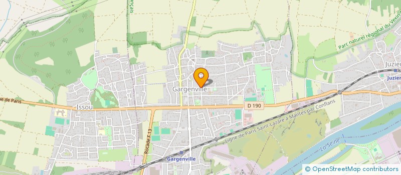 localisation de l'entreprise MADAME CHANTAL LEGROS  GARGENVILLE