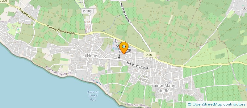 localisation de l'entreprise MADAME CHANTAL LELLI  SAINTE-MARIE-DE-RE