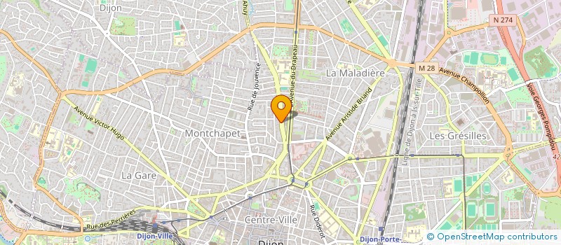 localisation de l'entreprise MADAME CHANTAL LEMAIRE à DIJON
