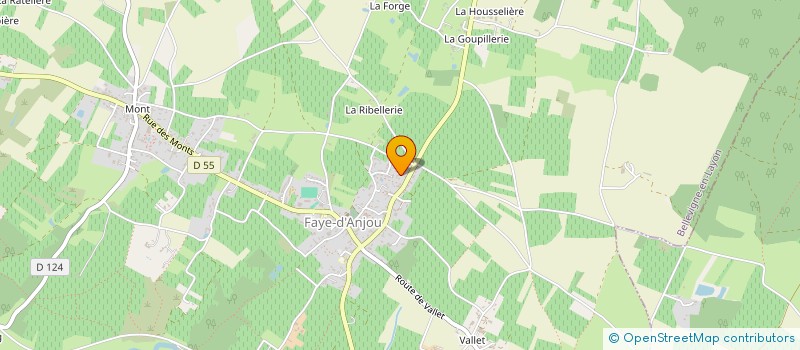 localisation de l'entreprise MADAME CHANTAL LEMONNIER à BELLEVIGNE-EN-LAYON
