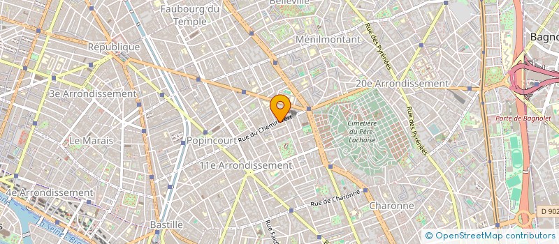 localisation de l'entreprise MADAME CHANTAL LENOIR  PARIS