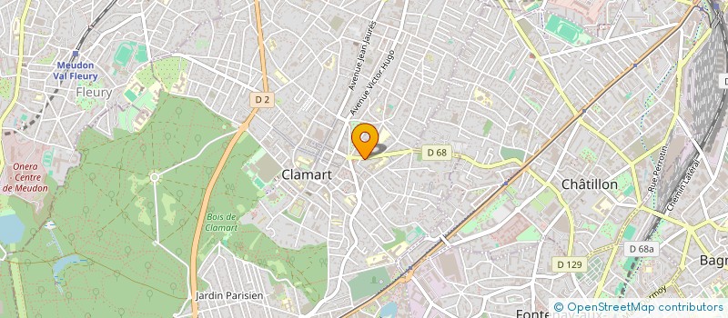 localisation de l'entreprise MADAME CHANTAL LENORMAND à CLAMART