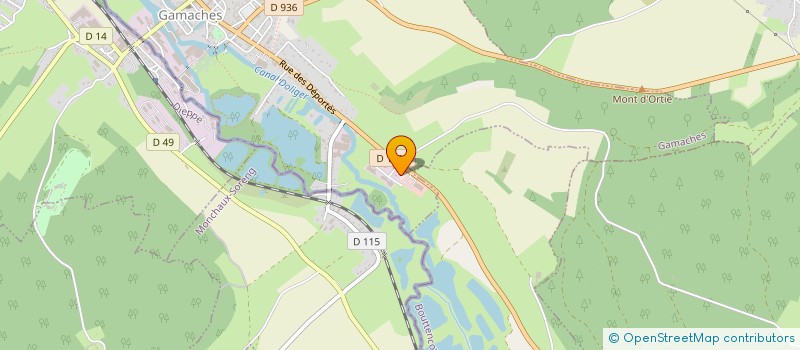 localisation de l'entreprise MADAME CHANTAL LEONARD DE JUVIGNY  TILLOY-FLORIVILLE