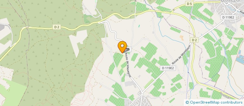 localisation de l'entreprise MADAME CHANTAL LEPEL-COINTET  POUSSAN