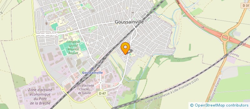 localisation de l'entreprise MADAME CHANTAL LEPERE  GOUSSAINVILLE