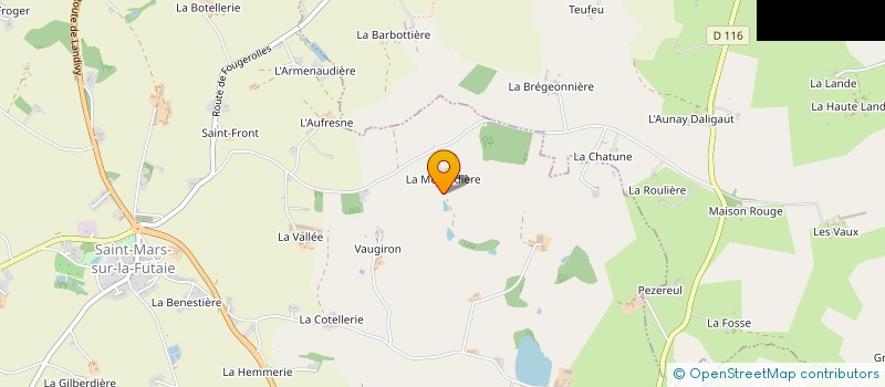 localisation de l'entreprise MADAME CHANTAL LERAY  SAINT-MARS-SUR-LA-FUTAIE