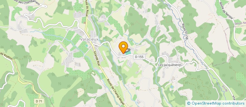 localisation de l'entreprise MADAME CHANTAL LEROUX  COGNIN-LES-GORGES