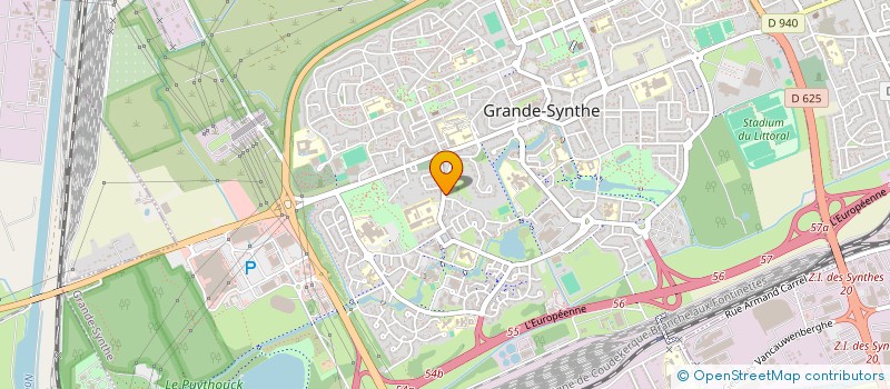 localisation de l'entreprise MADAME CHANTAL LEROY  GRANDE-SYNTHE