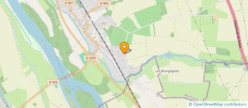 localisation de l'entreprise MADAME CHANTAL LEROY à BONNY-SUR-LOIRE