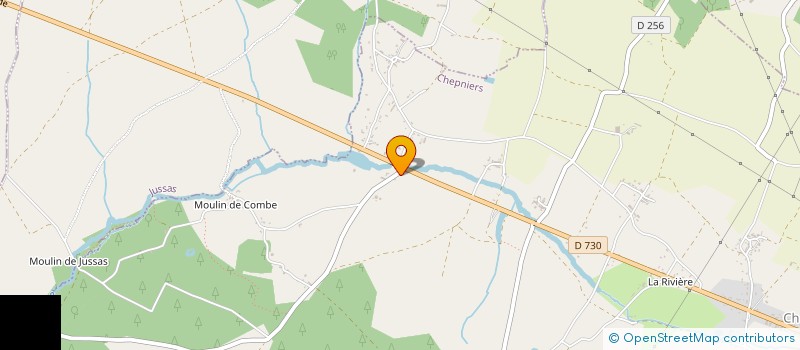 localisation de l'entreprise MADAME CHANTAL LHERMITE  CHEPNIERS