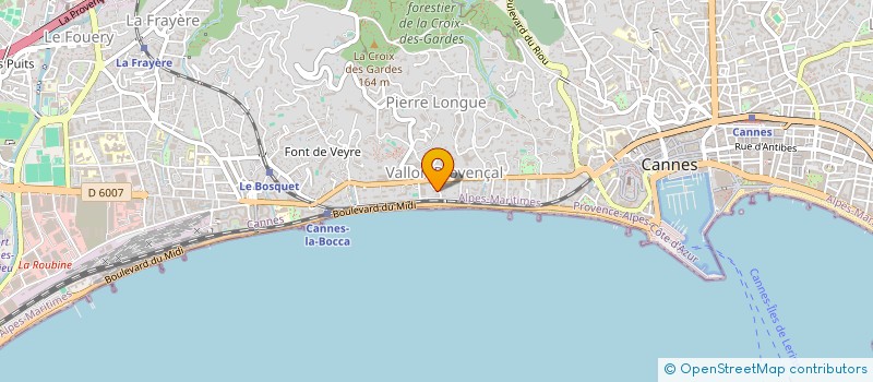 localisation de l'entreprise MADAME CHANTAL LIVIERI à CANNES