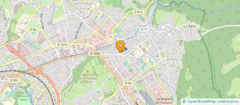 localisation de l'entreprise MADAME CHANTAL LLOSA à LA RAVOIRE