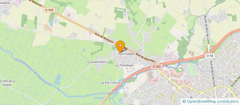 localisation de l'entreprise MADAME CHANTAL LOCHE à SALLERTAINE