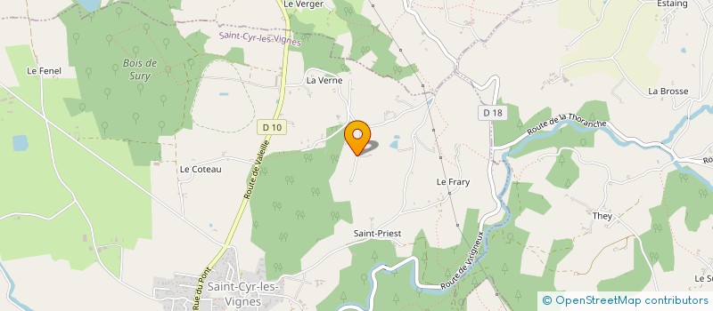 localisation de l'entreprise MADAME CHANTAL LOIRE à SAINT-CYR-LES-VIGNES