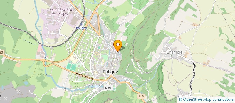 localisation de l'entreprise MADAME CHANTAL LOMBARD à POLIGNY