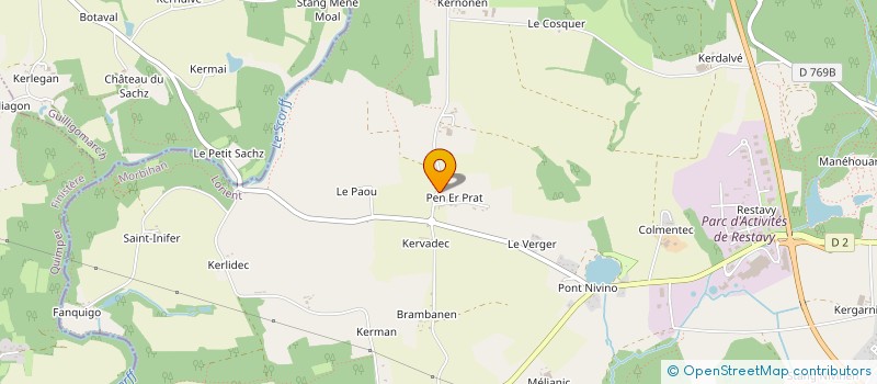 localisation de l'entreprise MADAME CHANTAL LOMENECH  PLOUAY