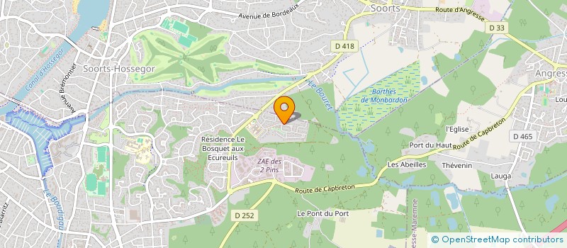 localisation de l'entreprise MADAME CHANTAL LONDERO  CAPBRETON