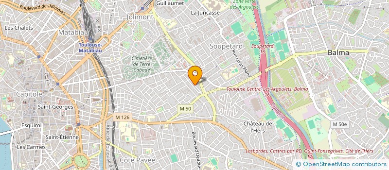 localisation de l'entreprise MADAME CHANTAL LONQUEUX à TOULOUSE