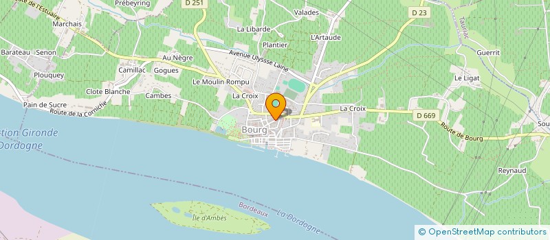 localisation de l'entreprise MADAME CHANTAL LORENTE à BOURG