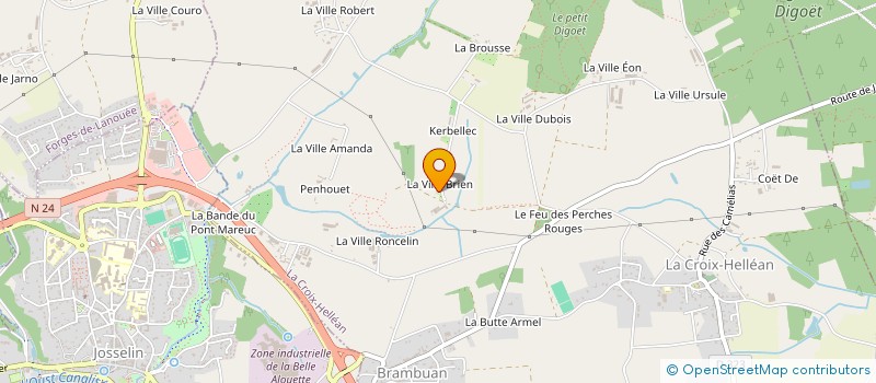 localisation de l'entreprise MADAME CHANTAL LORIC à SAINT-SERVANT