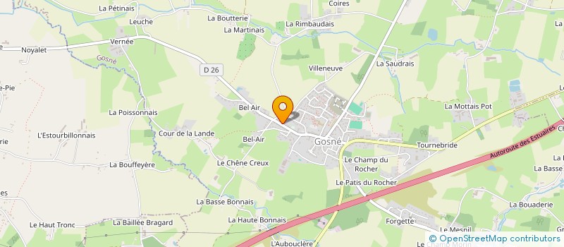 localisation de l'entreprise MADAME CHANTAL LOUAISIL  GOSNE