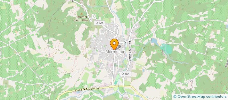 localisation de l'entreprise MADAME CHANTAL LOUIS  MORMOIRON