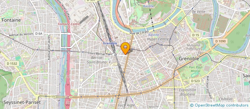 localisation de l'entreprise MADAME CHANTAL LOUVAT  GRENOBLE