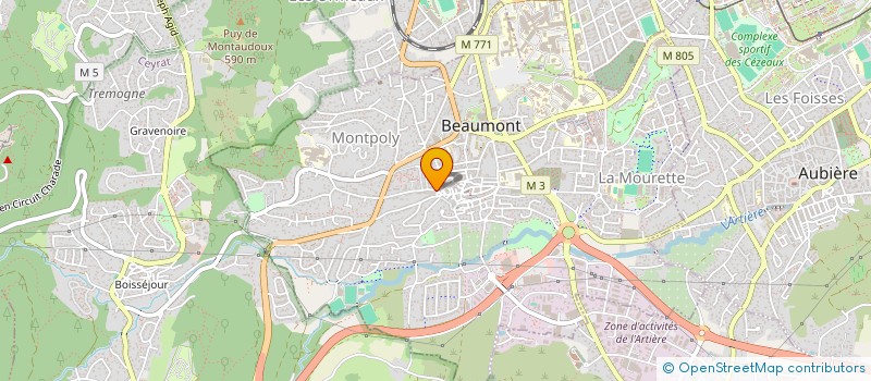 localisation de l'entreprise MADAME CHANTAL MACHADO à BEAUMONT