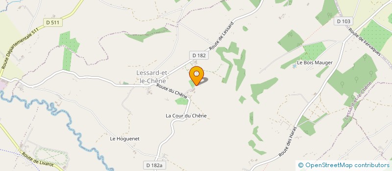 localisation de l'entreprise MADAME CHANTAL MADELINE  SAINT-PIERRE-EN-AUGE