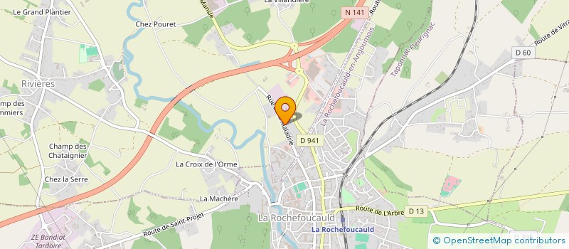 localisation de l'entreprise MADAME CHANTAL MADIGOUT  RIVIERES