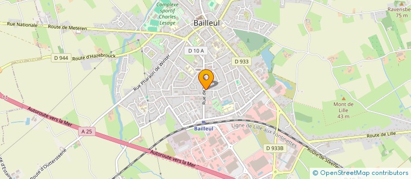 localisation de l'entreprise MADAME CHANTAL MAERTEN à BAILLEUL