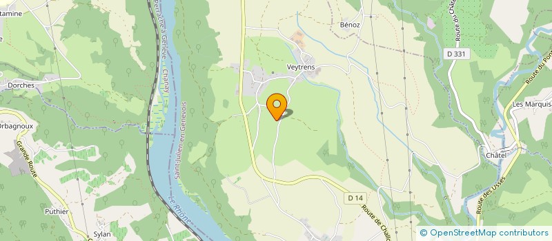 localisation de l'entreprise MADAME CHANTAL MAGNIN  BASSY