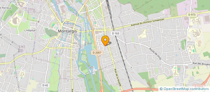 localisation de l'entreprise MADAME CHANTAL MAIGNANT à MONTARGIS