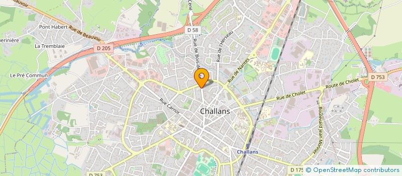 localisation de l'entreprise MADAME CHANTAL MAIGRET à CHALLANS