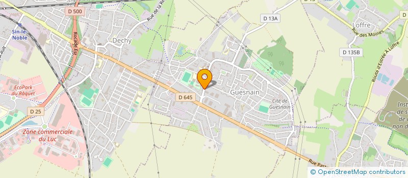 localisation de l'entreprise MADAME CHANTAL MAIRE  GUESNAIN