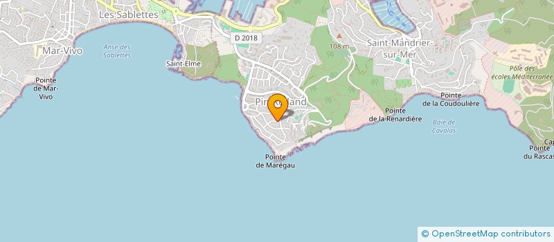 localisation de l'entreprise MADAME CHANTAL MAIS  SAINT-MANDRIER-SUR-MER